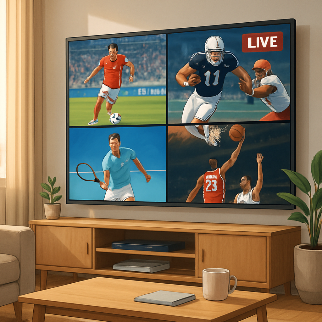 해외 스포츠 중계 채널 안내 이미지