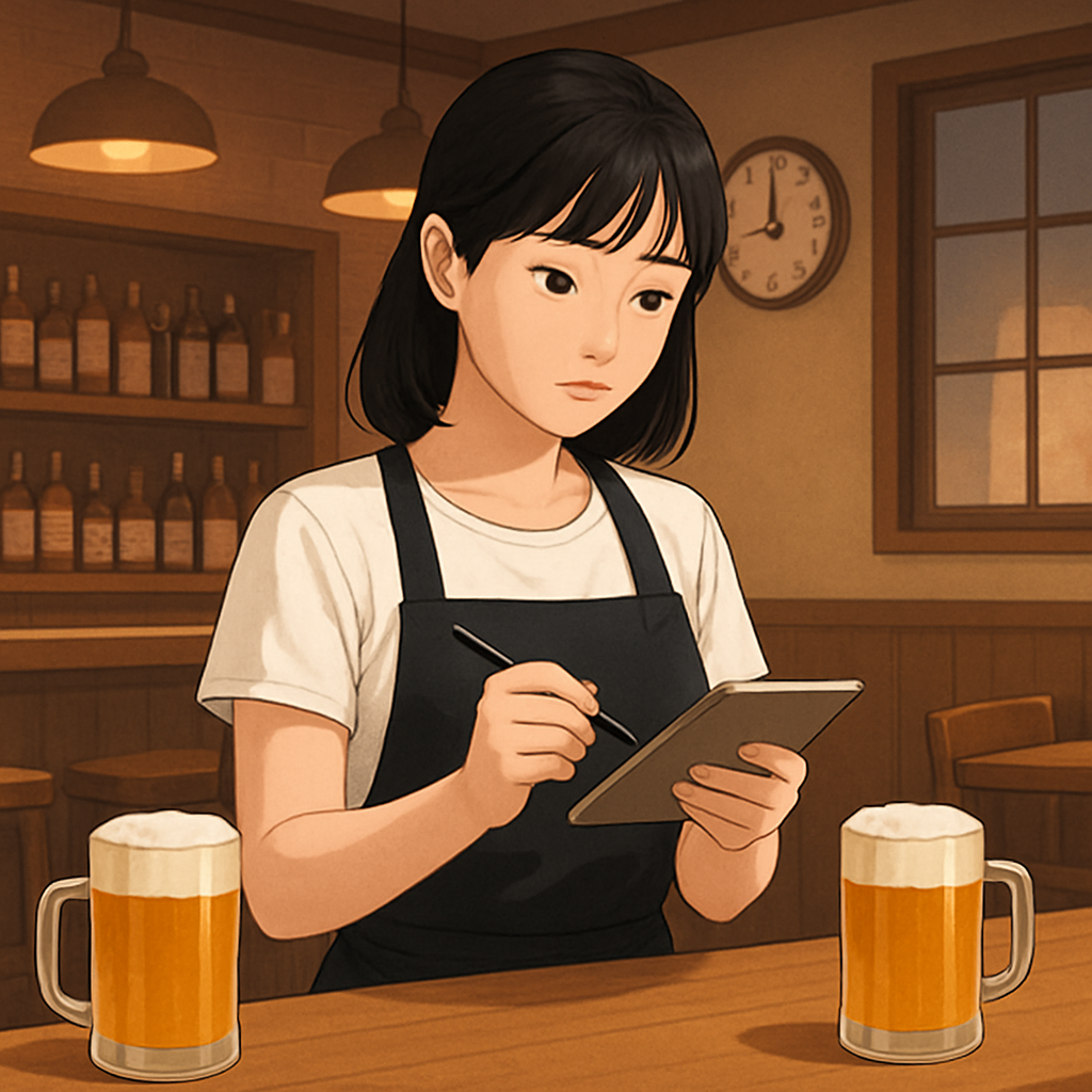 주점 알바 시급 근무시간 비교 이미지