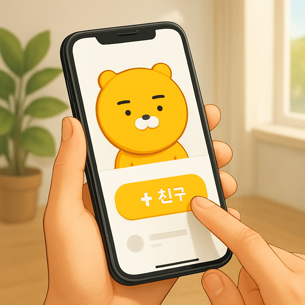 카카오채널 친구추가 메인 이미지