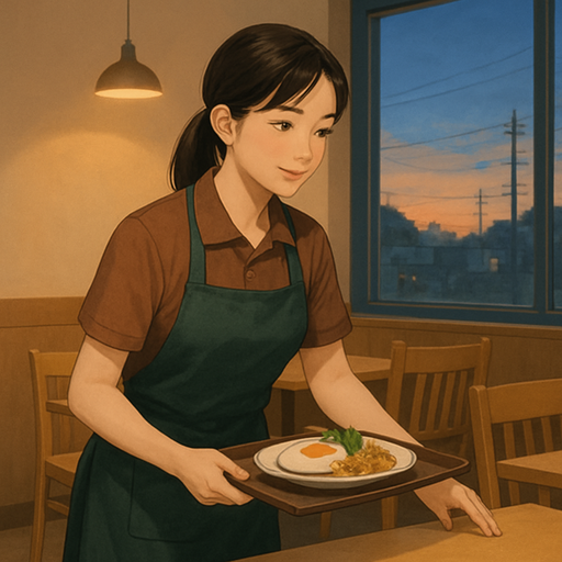 저녁 알바 이미지